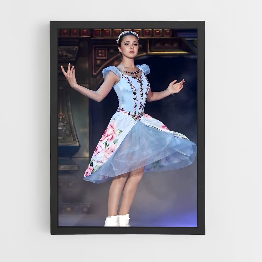 Poster Kamila de valieva patineuse – affiche Patinage artistique (vue 2)